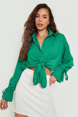 Chemisier oversize - Vert