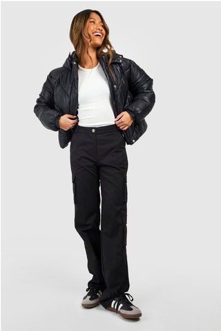 Doudoune à capuche - Noir