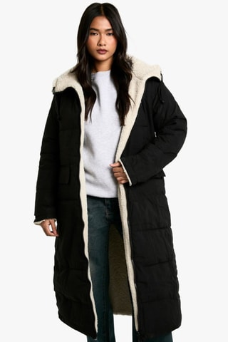 Doudoune à capuche - Noir