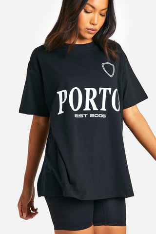 T-shirt oversize - Noir