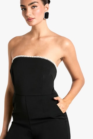 Combinaison bustier - Noir