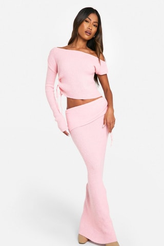 Top et jupe longue - Rose