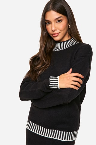 Pull et jupe longue - Noir