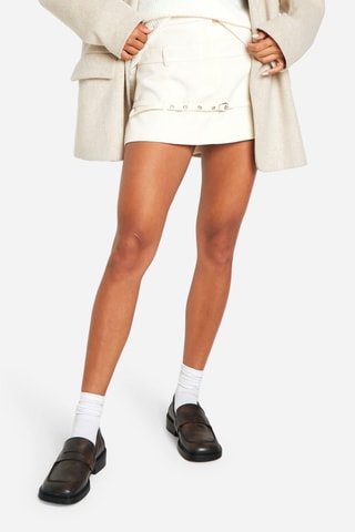 Minijupe - Blanc cassé