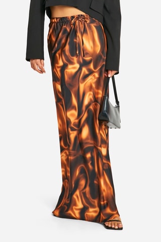 Jupe longue - Orange