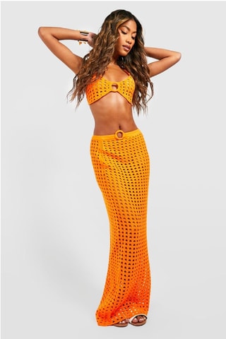 Jupe longue - Orange