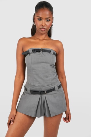 Minijupe - Gris