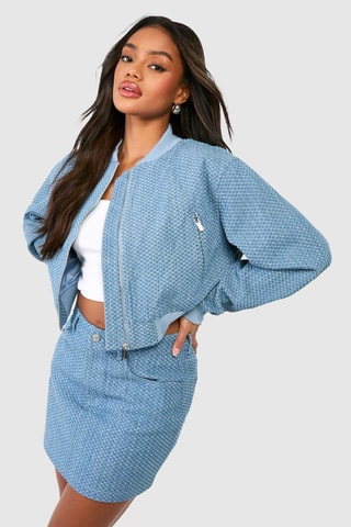 Minijupe - Bleu clair