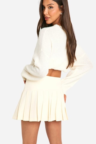 Jupe plissée - Ivoire