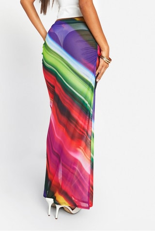 Jupe longue - Rose et violet