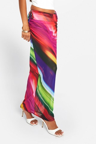 Jupe longue - Rose et violet