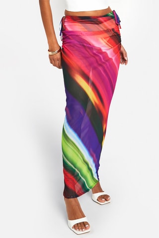 Jupe longue - Rose et violet