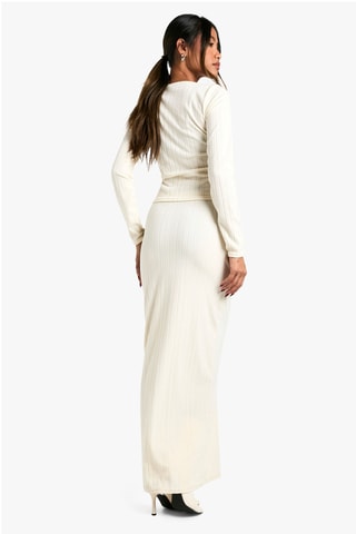 Jupe longue - Ecru