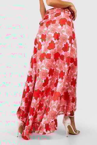 Jupe portefeuille - Rose