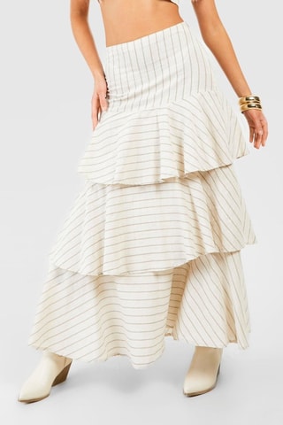 Jupe volantée - Ecru