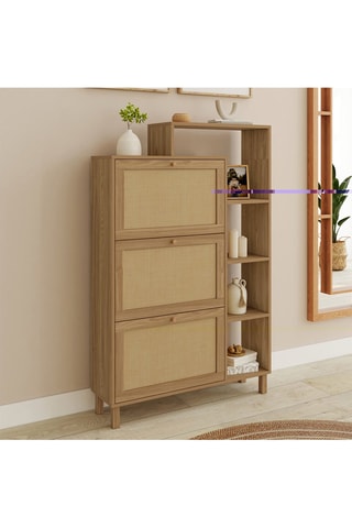 Sapateira Erin 3 batentes - 86,5 x 23,5 x 133,5 cm