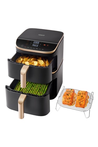 Air Fryer de cerâmica Turbo Tower™ Pro - 2630 W - 10,8 l