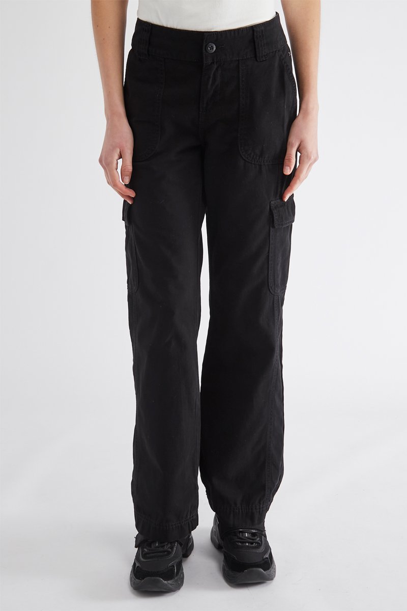 Pantalon+cargo+-+Noir