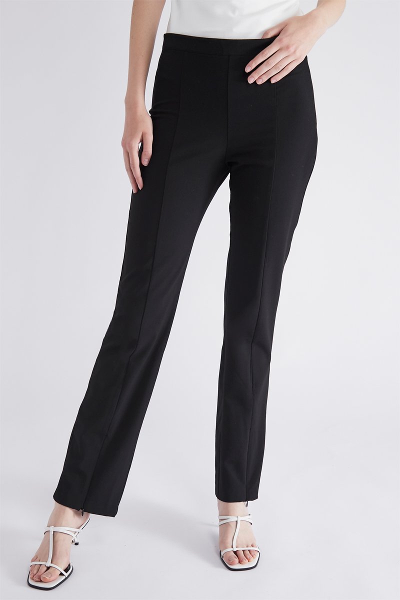Pantalon+droit+-+Noir