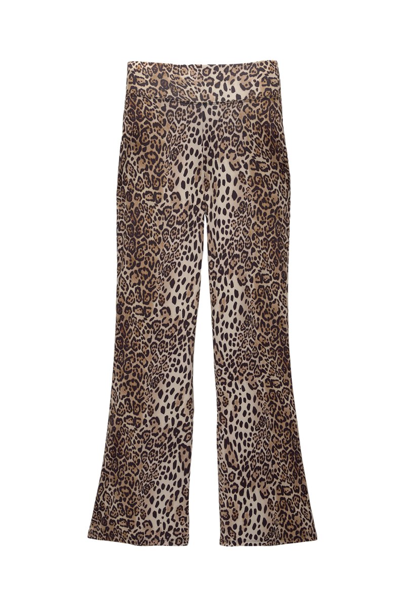 Pantalon+flare+-+Beige