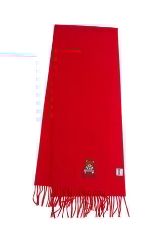 Lamswollen Sjaal Rood