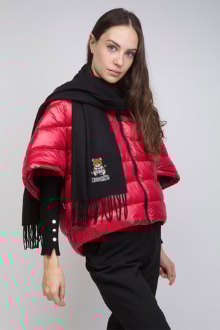 Lamswollen Sjaal Zwart