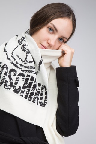 Wollen Sjaal Wit