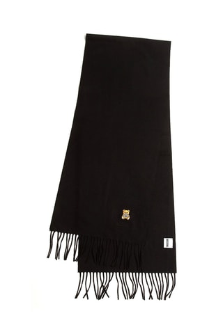 Lamswollen Sjaal Zwart