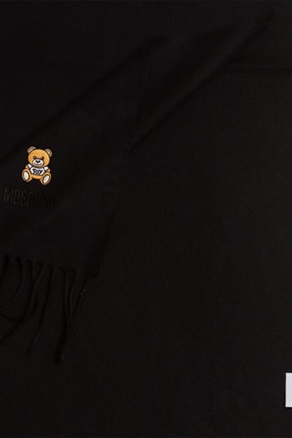 Lamswollen Sjaal Zwart