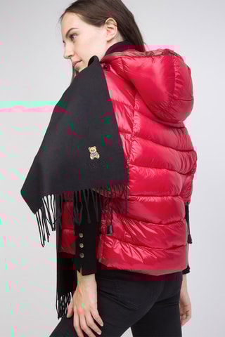 Lamswollen Sjaal Zwart