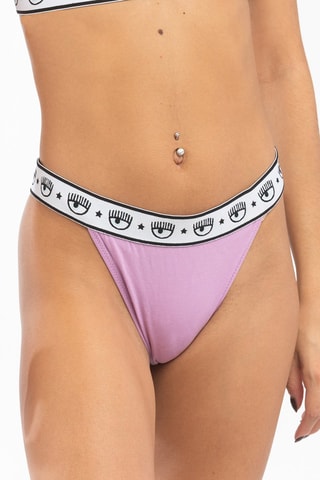 2 strings - Noir et mauve - Chiara Ferragni