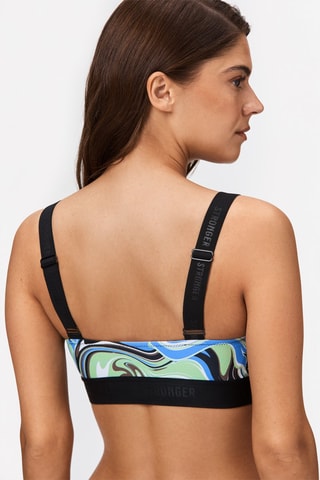 Haut de maillot Paint - Noir et bleu - Stronger