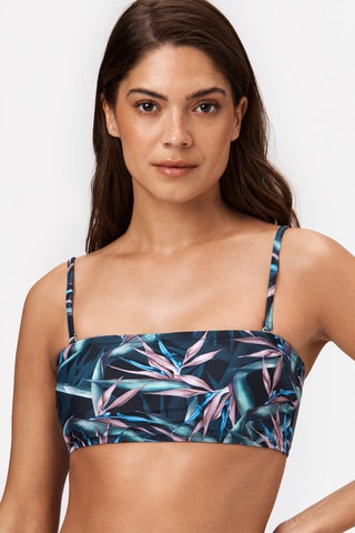 Haut de maillot coques Paloma - Noir et bleu - Stronger