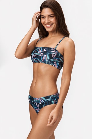 Bas de maillot Paloma - Noir et bleu - Stronger