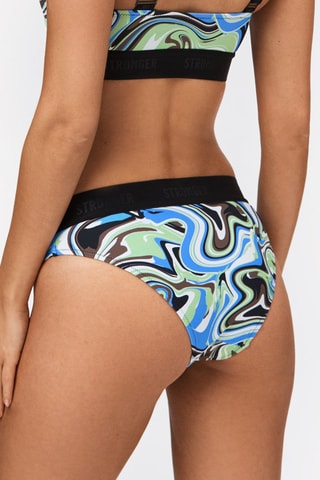 Bas de maillot Paint - Noir et bleu - Stronger