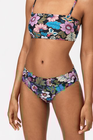 Bas de maillot Paloma - Noir et bleu - Stronger