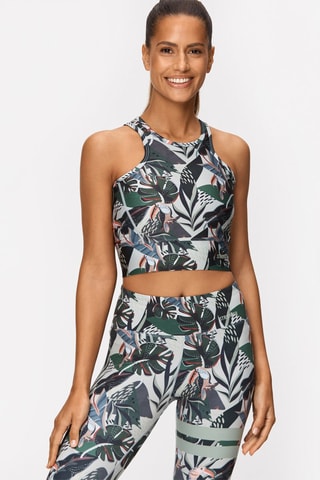 Crop top Toucan - Ecru et noir - Stronger