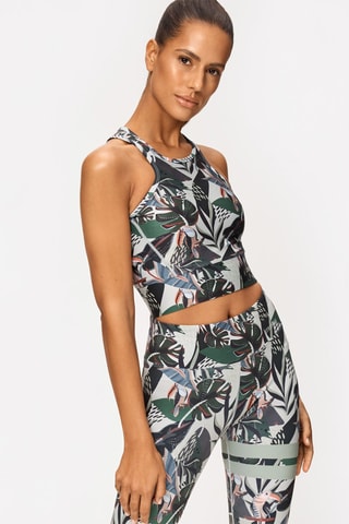 Crop top Toucan - Ecru et noir - Stronger