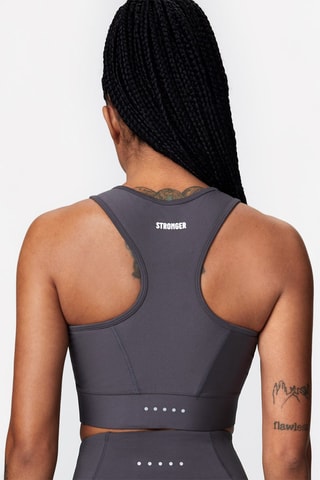 Crop Top Signature - Gris - Stronger