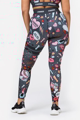 Legging taille haute Derby - Gris foncé - Stronger