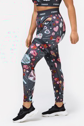 Legging taille haute Derby - Gris foncé - Stronger