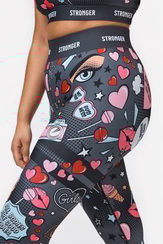 Legging taille haute Derby - Gris foncé - Stronger