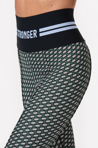 Legging Verve - Noir et vert - Stronger