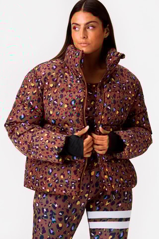 Doudoune Heat - Marron et jaune - Stronger