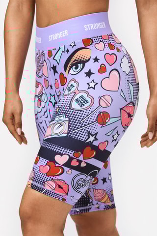 Cycliste taille haute Derby - Mauve - Stronger