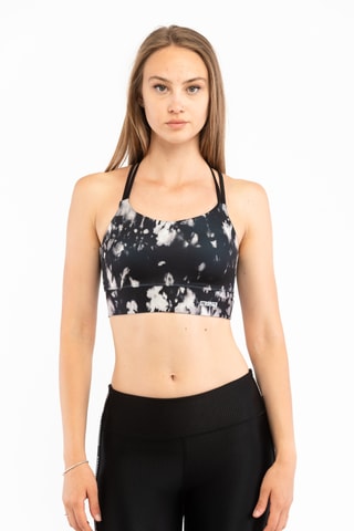 Brassière de sport tie and dye Stardust Strappy - Gris foncé - Stronger