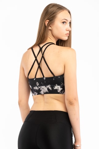 Brassière de sport tie and dye Stardust Strappy - Gris foncé - Stronger