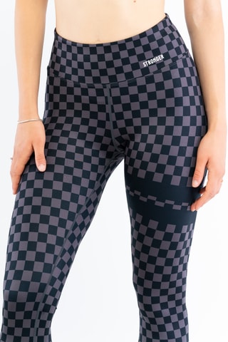 Legging taille haute Checkered Hw - Gris - Stronger