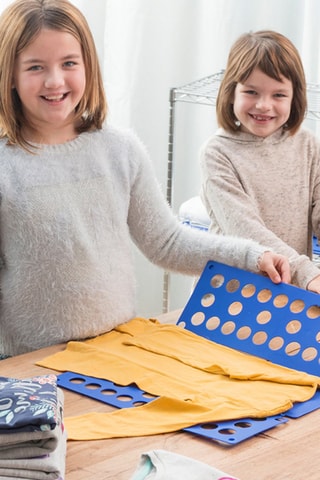 Plieur à linge pour enfant - Bleu