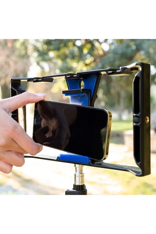 Support pour smartphone avec stabilisateur manuel